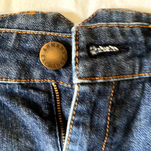 A|X Armani Exchange Dark Denim Pencil Skirt, small - Picture 4 of 7